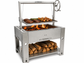 Rectangle Drop-In Santa Maria Grill & Fire Pit Combo with Cart