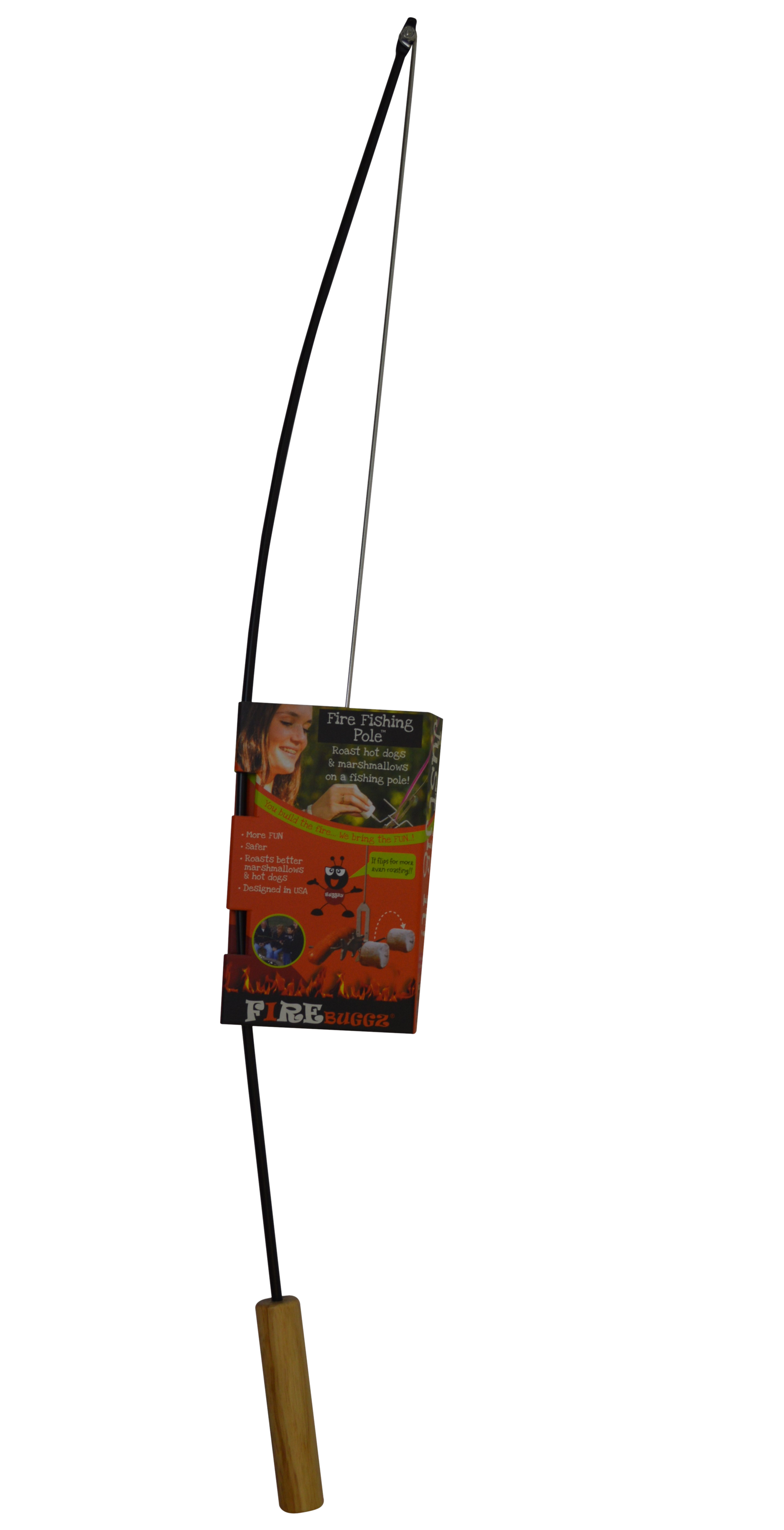 Fire Fishing Pole Two Pack - assorted colors