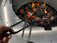 Extra Long Charcoal and Wood Tongs
