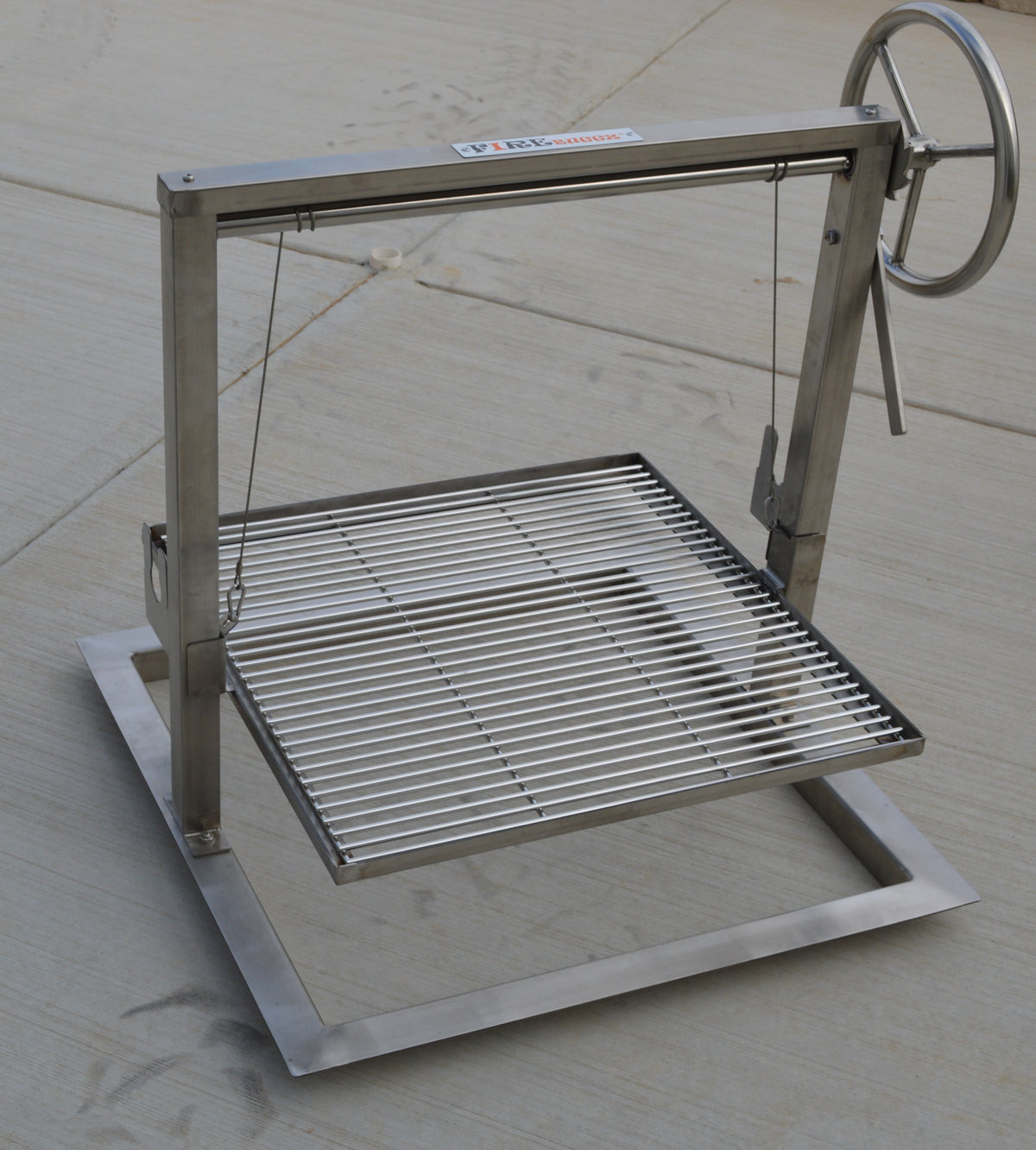 Drop Gril Stainless Steel Santa Maria Drop In Grill with Rotisserie Kit – Firebuggz