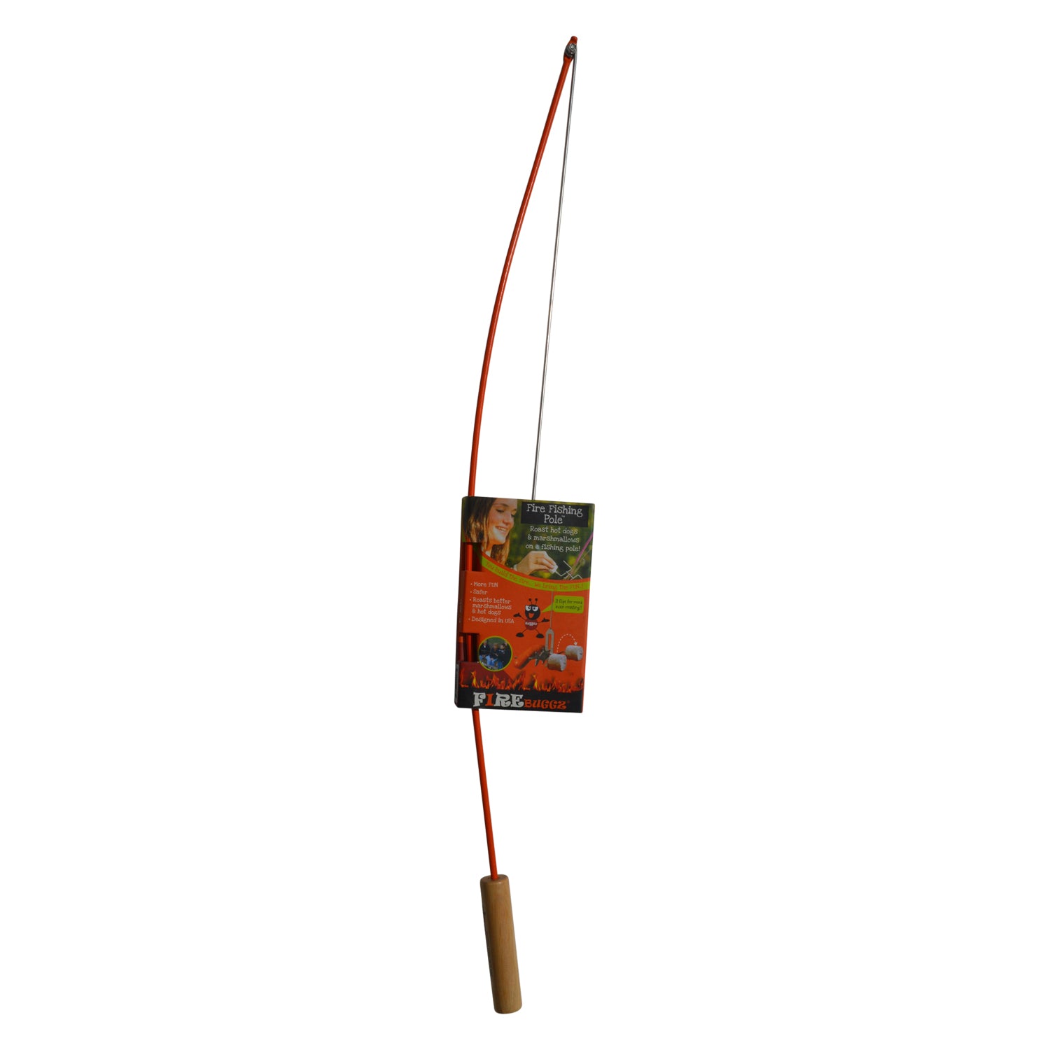Fire Fishing Pole Yellow & Black Two Pack