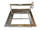 Stainless Steel Santa Maria Extra Large Double 32x16 Grill & 36" Square SST Insert