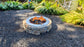 Heavy Duty Smokeless Stainless Steel Fire Pit Ring Insert for Outdoors - 29" Round Insert, 37" Outside Flange, 10" Height