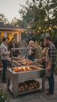 Firebuggz™ Drop-In Santa Maria Grill and Fire Pit Combo