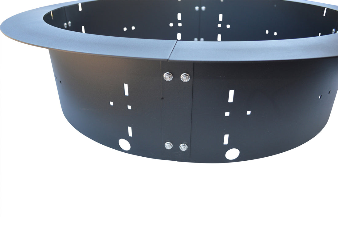 Firebuggz 31” round steel fire pit insert, campfire fun pit