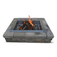 24"x 36 Rectangle Stainless Steel Fire Pit Bundle with Slide Grill, Grill Topper, Wood Grate and Fire Pit Lid Cover