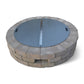 Firebuggz 40” Round Unfinished Fire- Pit Snuffer Lid Cover